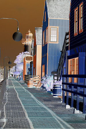 Fisherman's Village Walkway West - Art