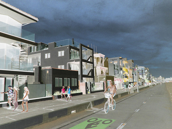 Santa Monica Beach Walkway