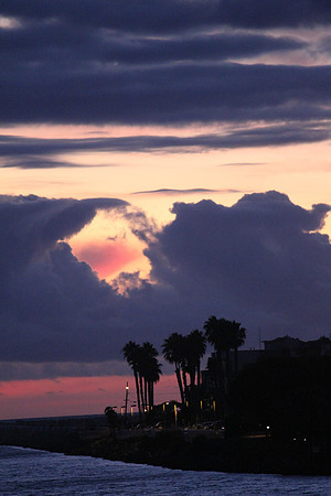LA Blue Sunset V