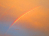 Orange Blue Rainbow