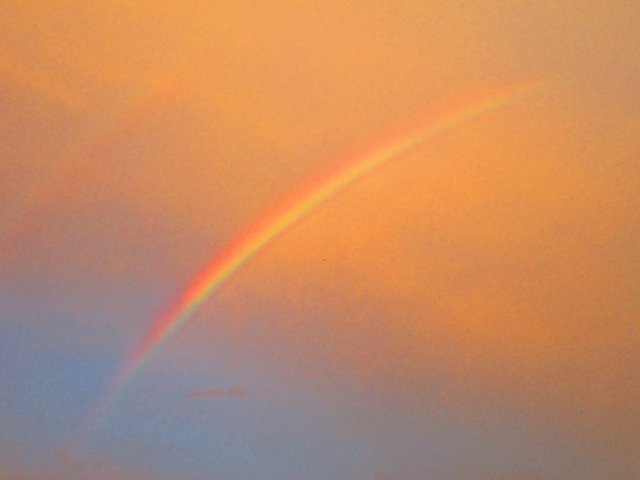 Orange Blue Rainbow