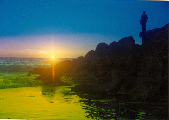LA Blue Green Sunset