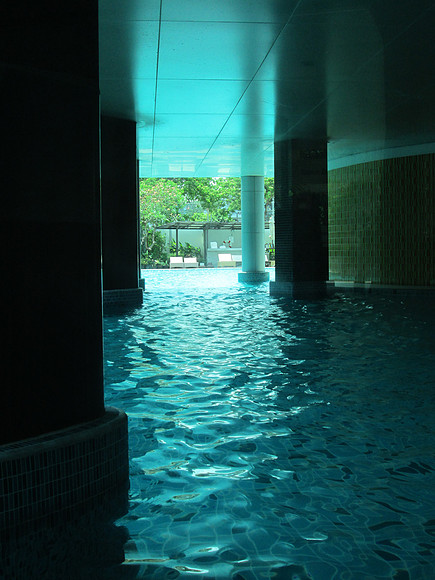 Swimming Pool in Pattaya Beach Thailand
