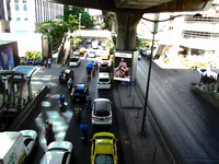Traffic in Bangkok Thailand