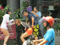 Songkran Water Festival in Chiang Mai Thailand