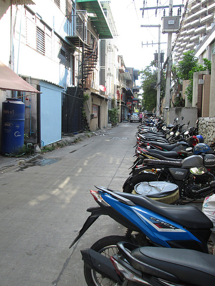 Soi in Pattaya Thailand