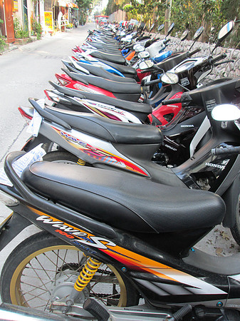 Motorbikes in Pattaya Thailand 2