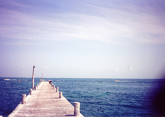 Pier in Cancun