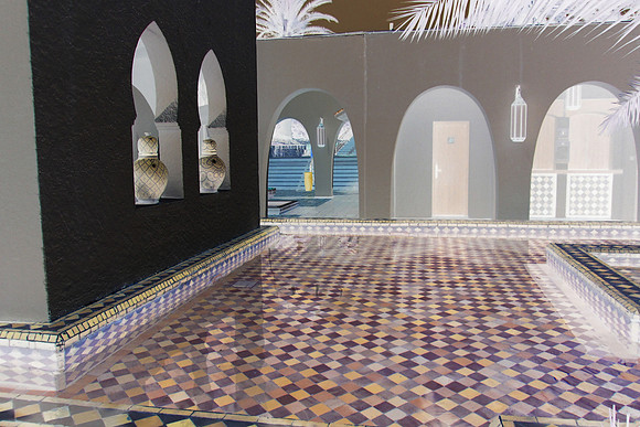 Agadir Moroccan Courtyard