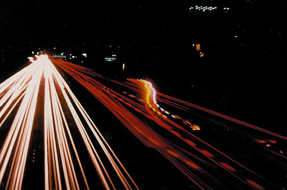 Los Angeles Freeway at Night 1