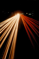 Los Angeles Freeway at Night 2